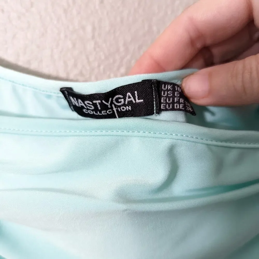 Nasty gal Balloon Sleeve Croptop